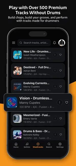Shedtracks: Drumless Tracks screenshot 1