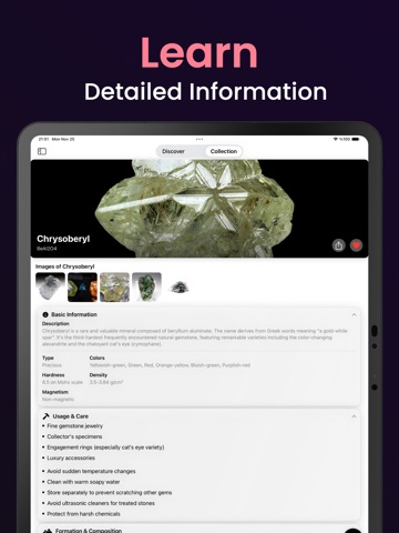 Stone Identifier: Gem ID iPad screenshot