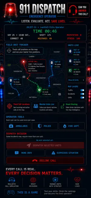 Last Call: 911 Dispatch screenshot 2