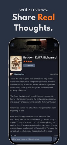 Logg: Game Tracker iPhone screenshot 2