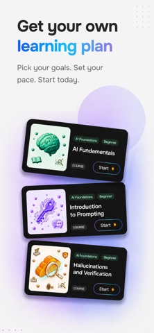 Bizy: Learn AI iPhone screenshot