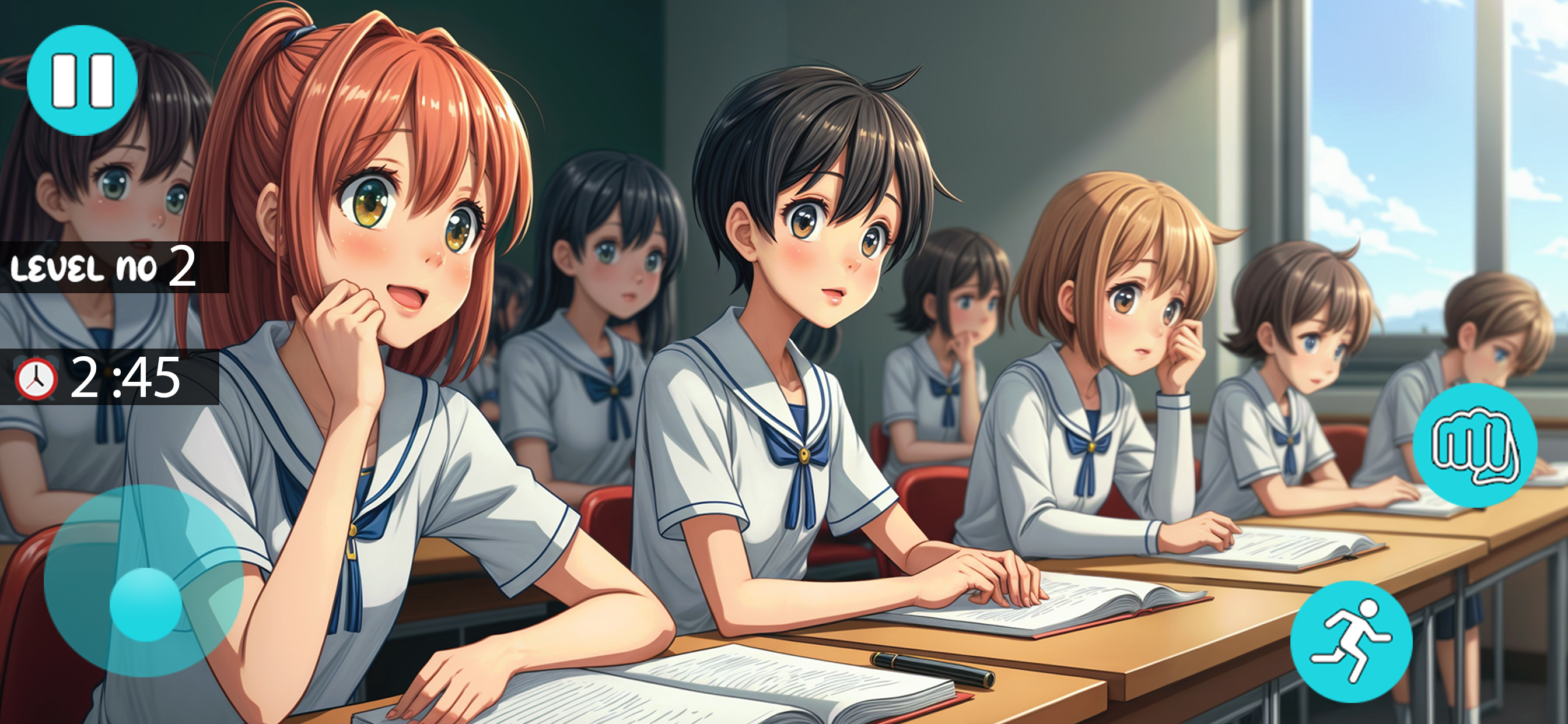 Anime Girl School Life Sim