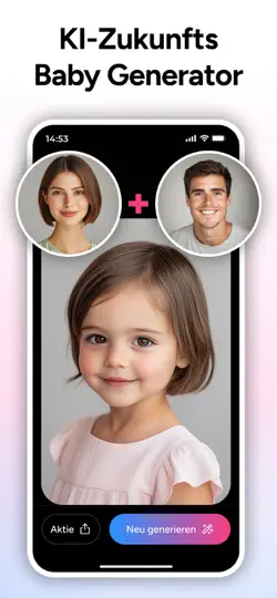 Screenshot von AI Baby Generator - TinyFaces auf dem iPhone 1