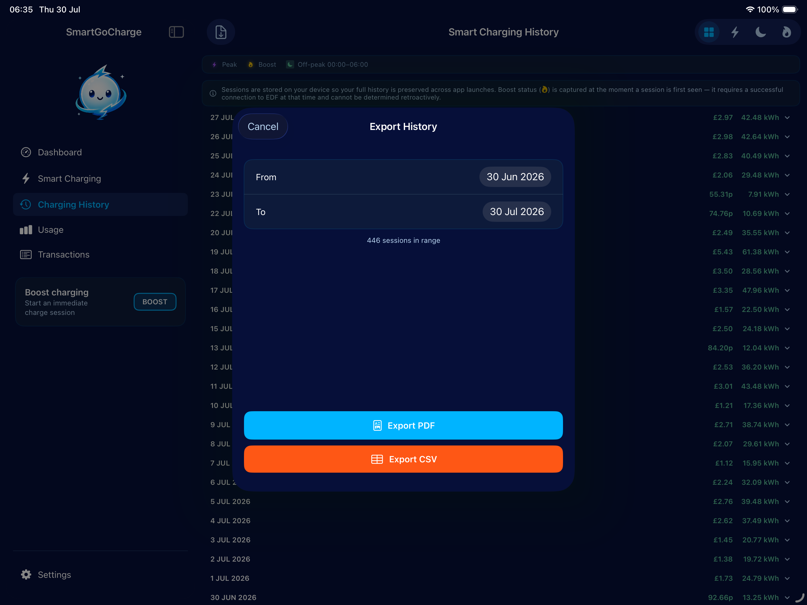 SmartGo Charge screenshot 17