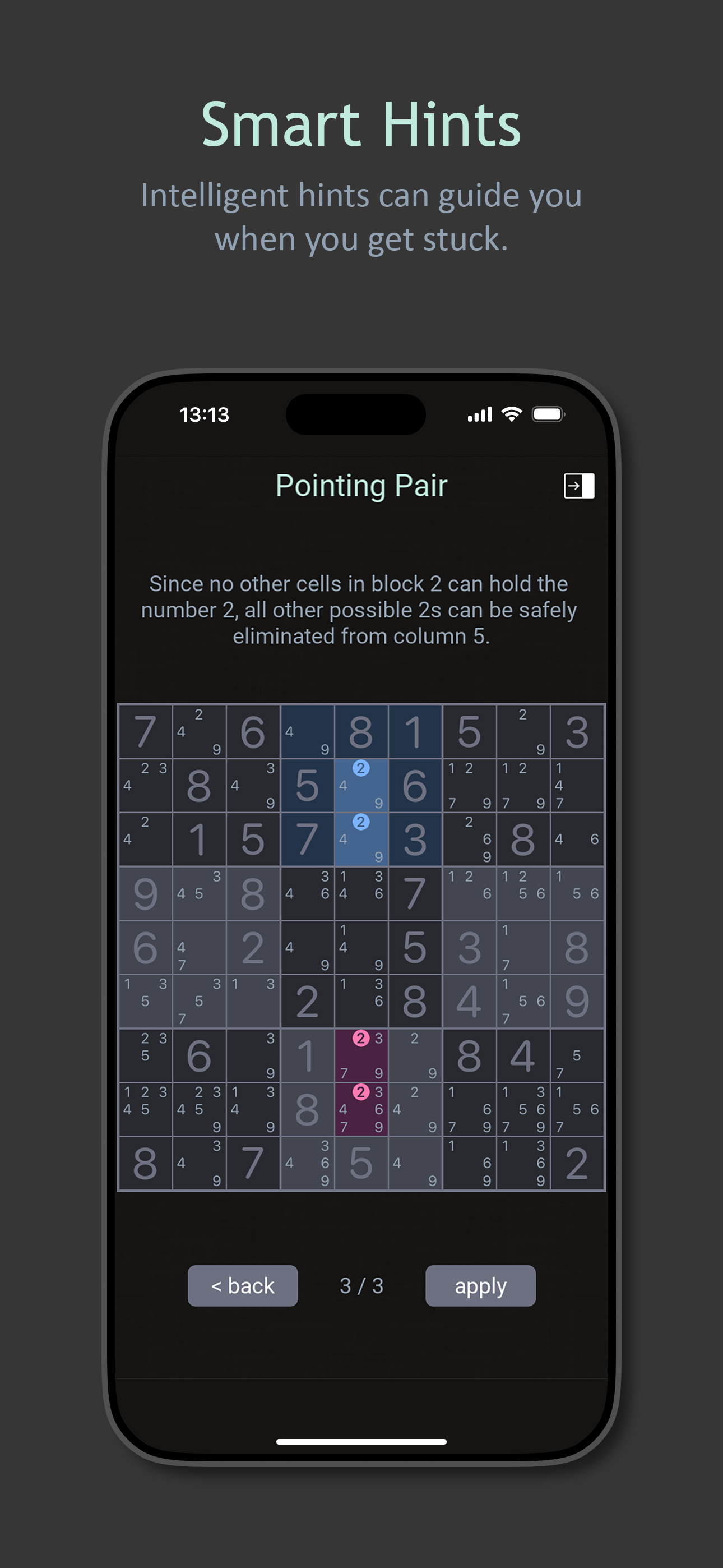 Dark Sudoku - Classic Puzzle