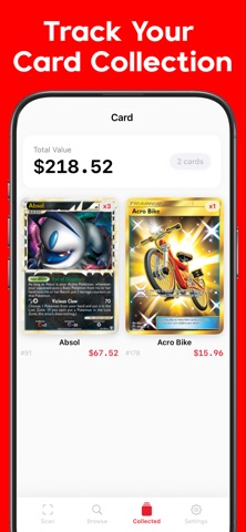 Card Value Tracker for Pokemon screenshot