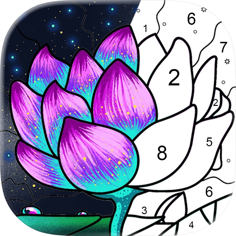 Paint by Number Coloring Game screenshot 1