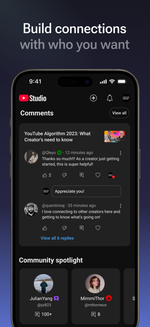 ‎YouTube Studio Screenshot
