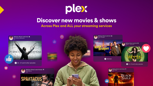 ‎Plex: Watch Live TV and Movies Screenshot