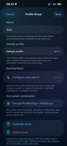 JNet VPN iPhone screenshot