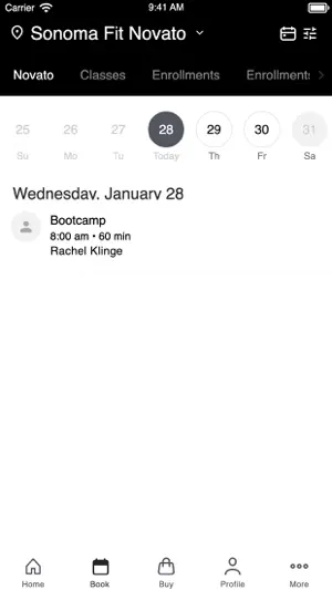 Sonoma Fitness screenshot 2