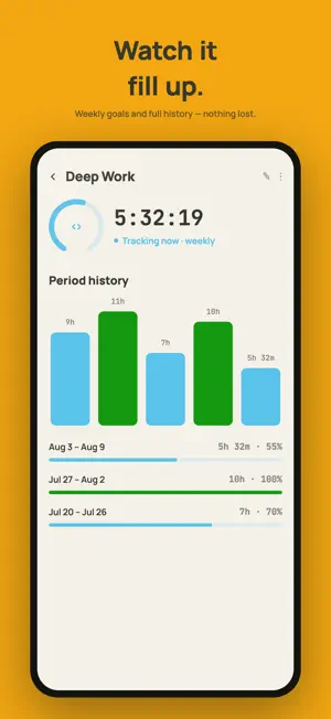 Goal Timer: Time Track Goals screenshot 4