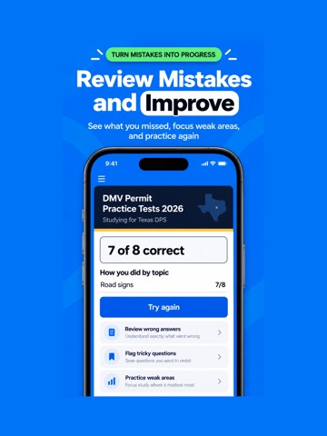 DMV Permit Exam Prep 2026 app screen 7