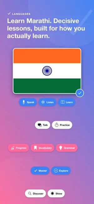 Speak Marathi - NowFluency screenshot 1