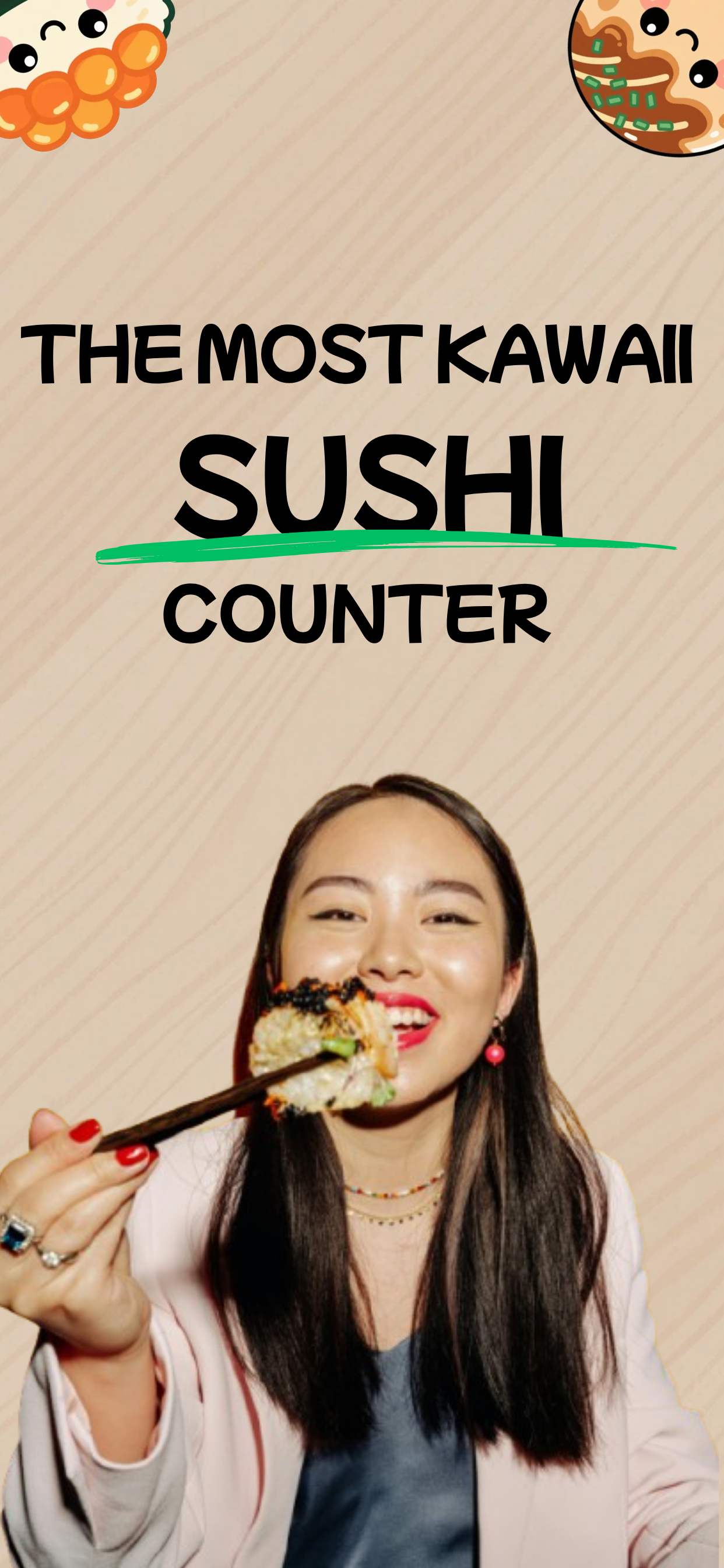 Kawaii Sushi Counter: Kawashi