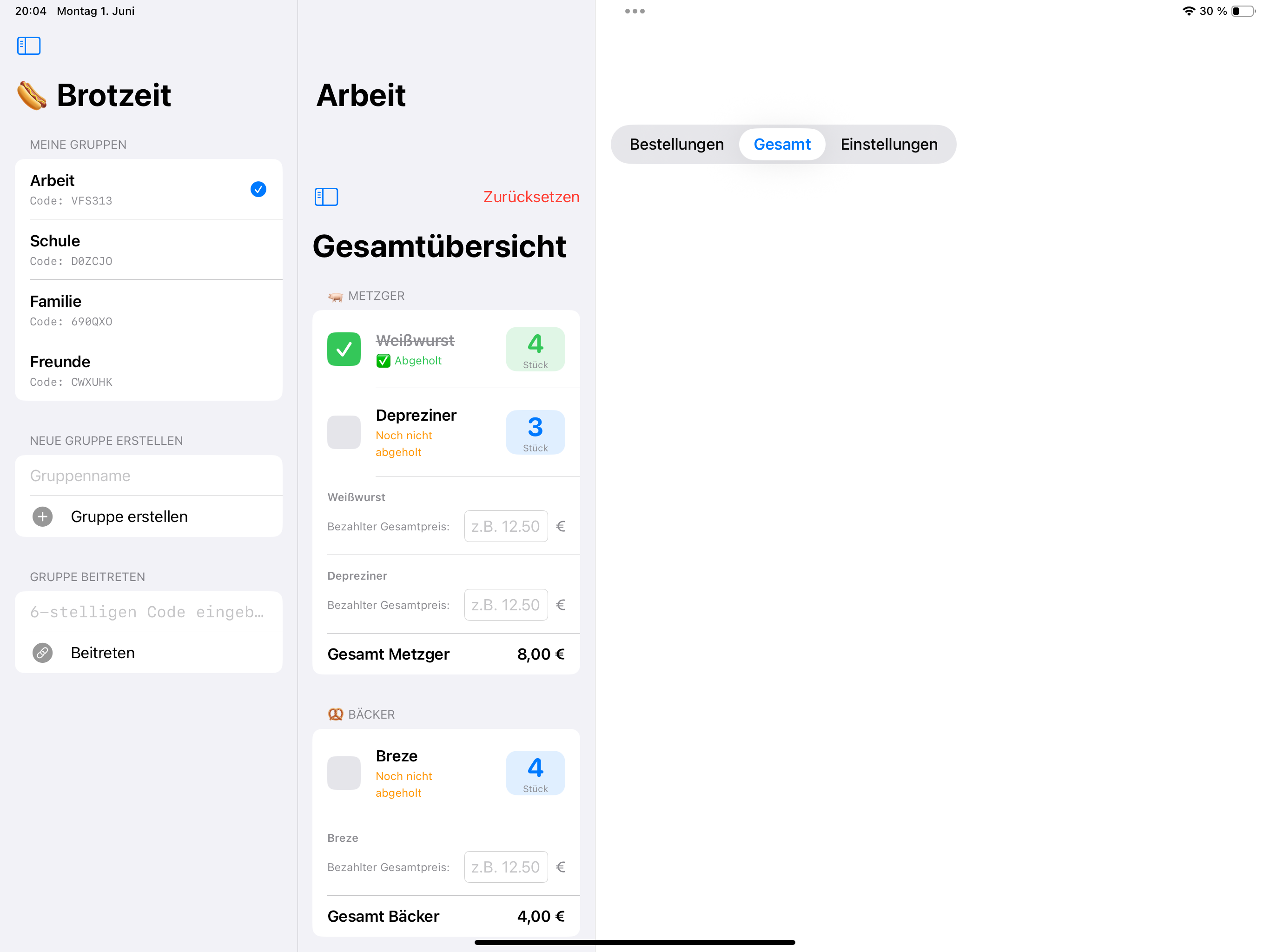 Brotzeit App screenshot 4