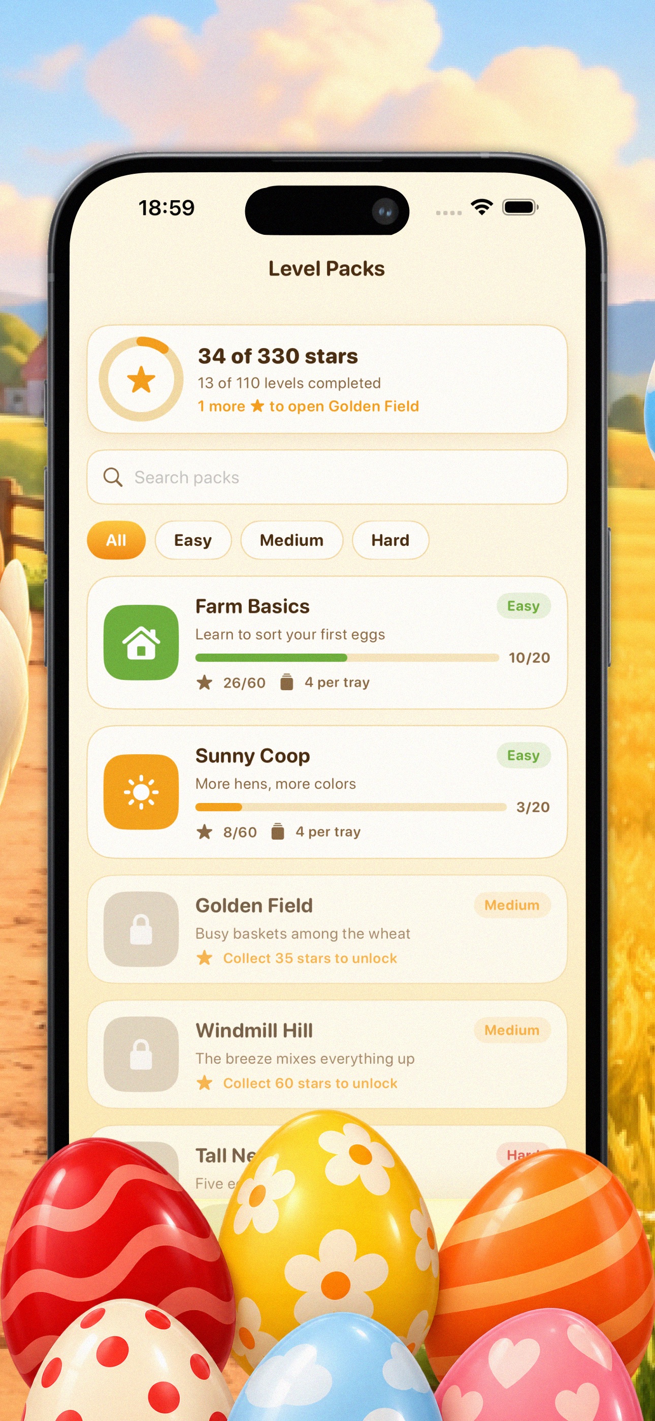 Screenshot 2 of ChickenEgg Sorting Puzzle