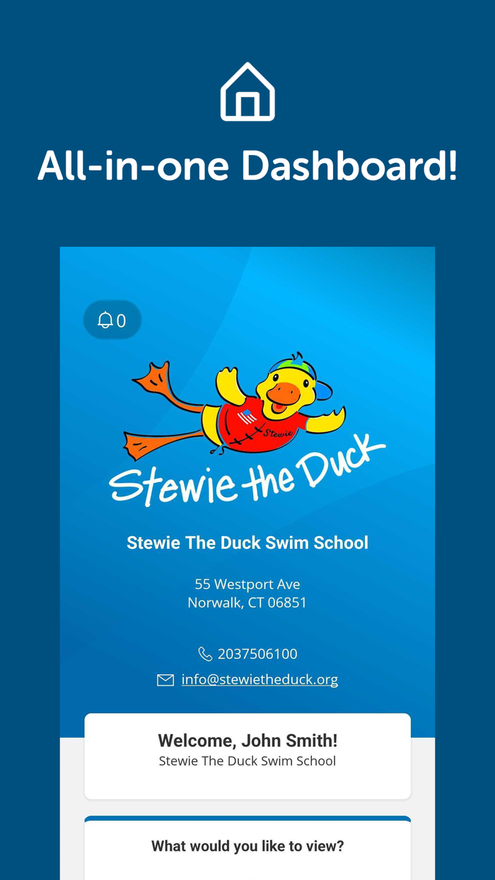 Stewie The Duck Swim School