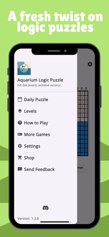 Aquarium Logic Puzzle iPhone screenshot
