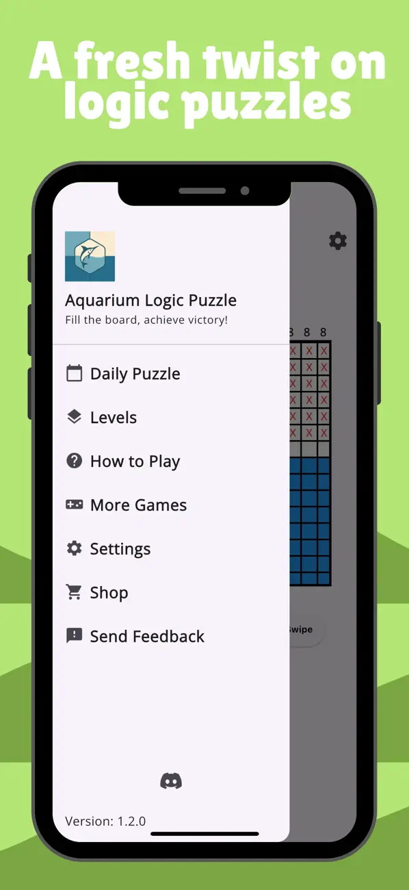 Screenshot #1 pour Aquarium Logic Puzzle