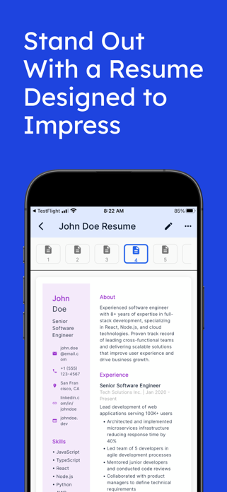 Resume Builder Pro Screenshot 7 of 8