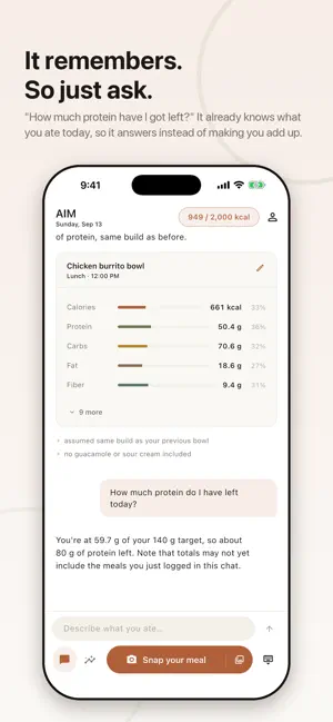 AI Macros - Food Tracker screenshot 2