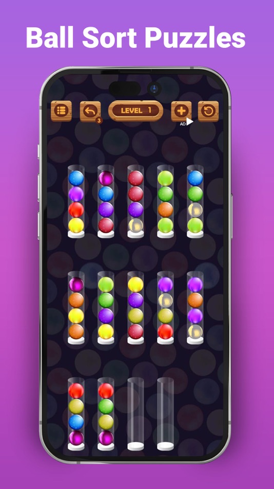 #1. Ball Sort : Puzzle Color Game (macOS) Bởi: Fahid Zahoor