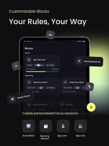 Screen Time Control - LimitUp iPad screenshot