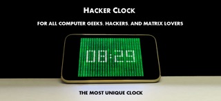 Hacker Clock - Green Matrix Screenshot 1 of 2