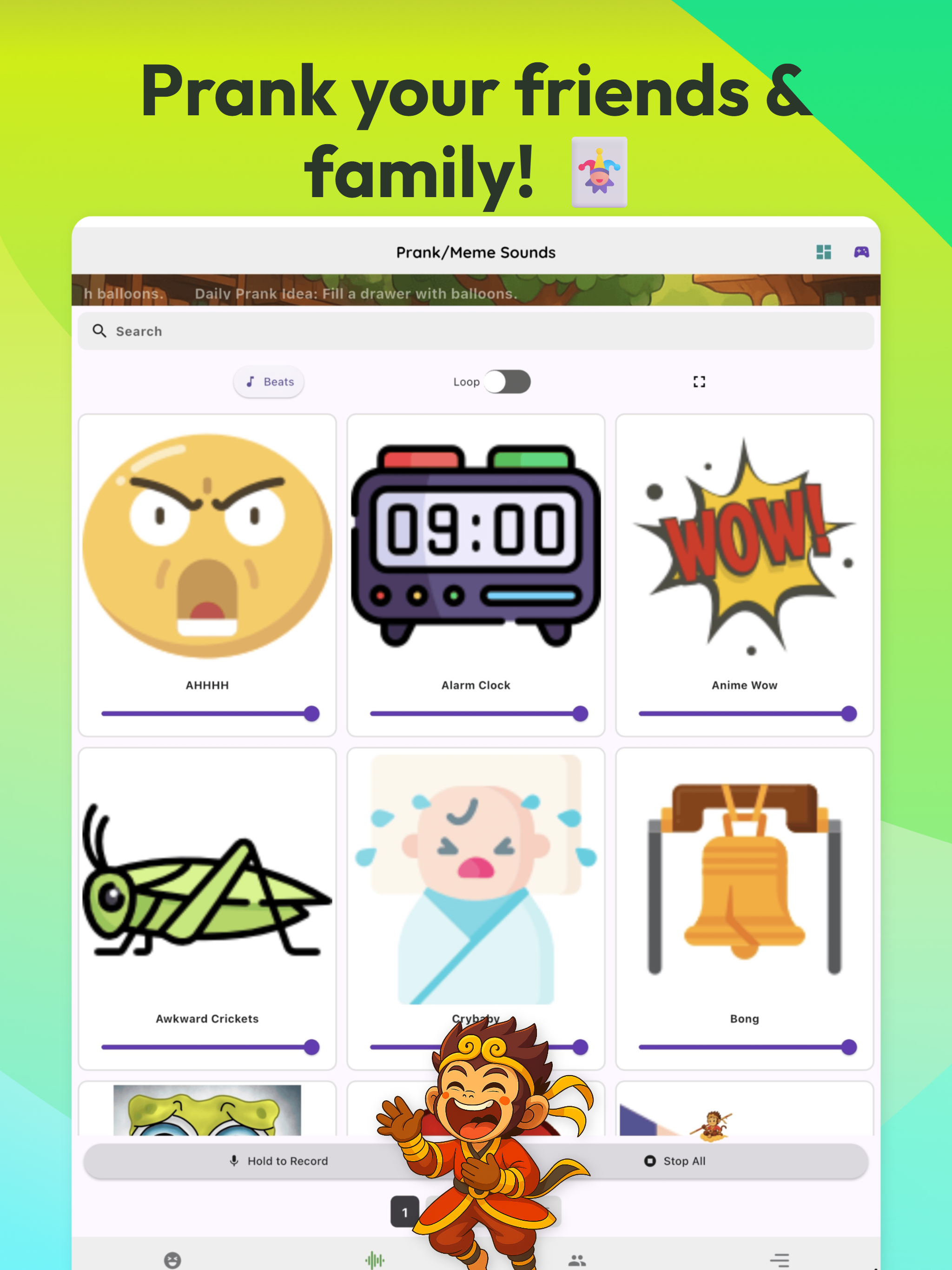 Monkey Around: Jokes & Pranks screenshot 14