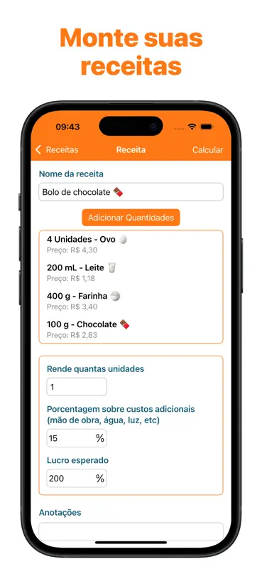 Receitas - Quanto Cobrar screenshot 2 of 7