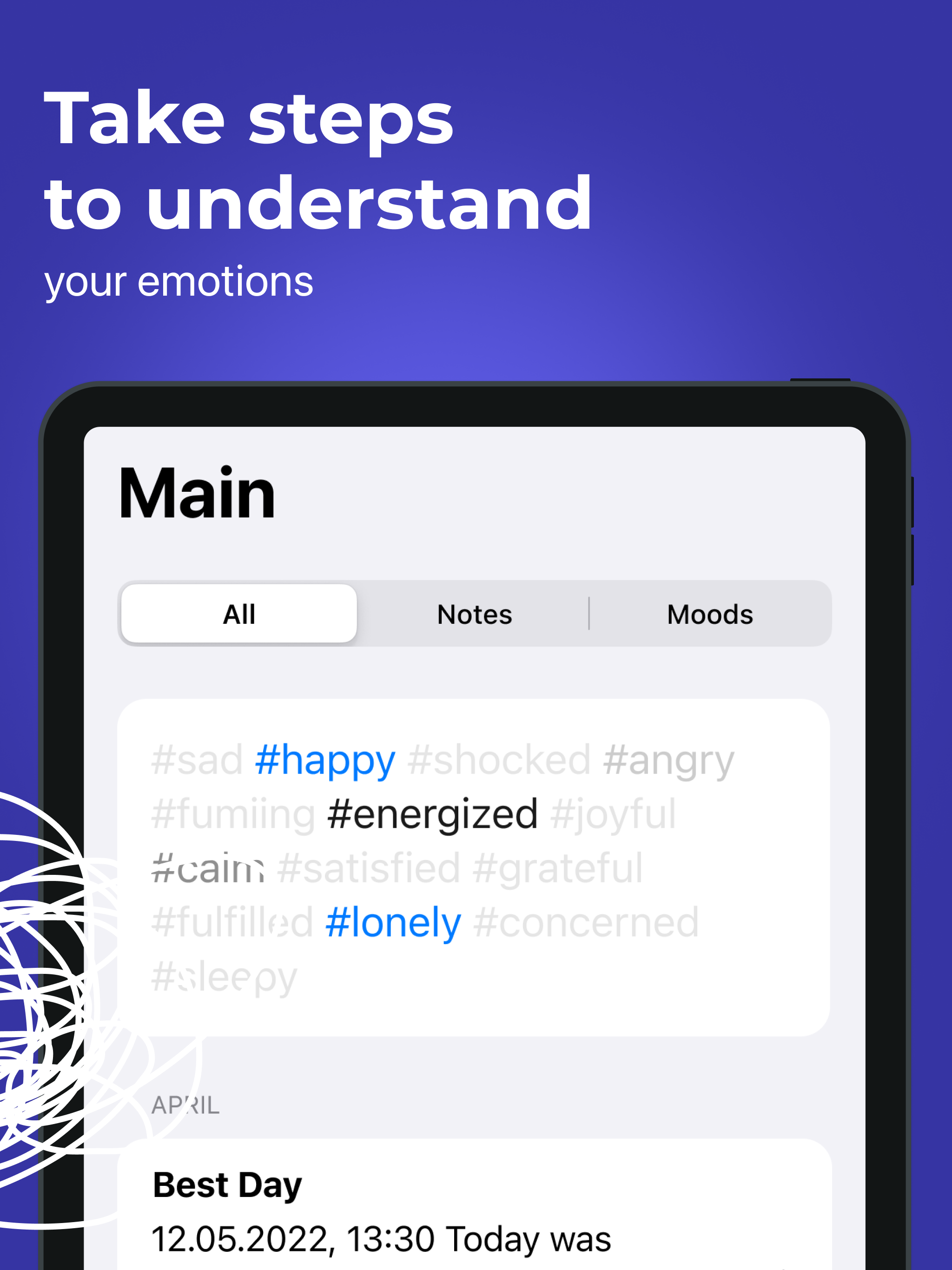 Mental Calm: Self Mood Tracker