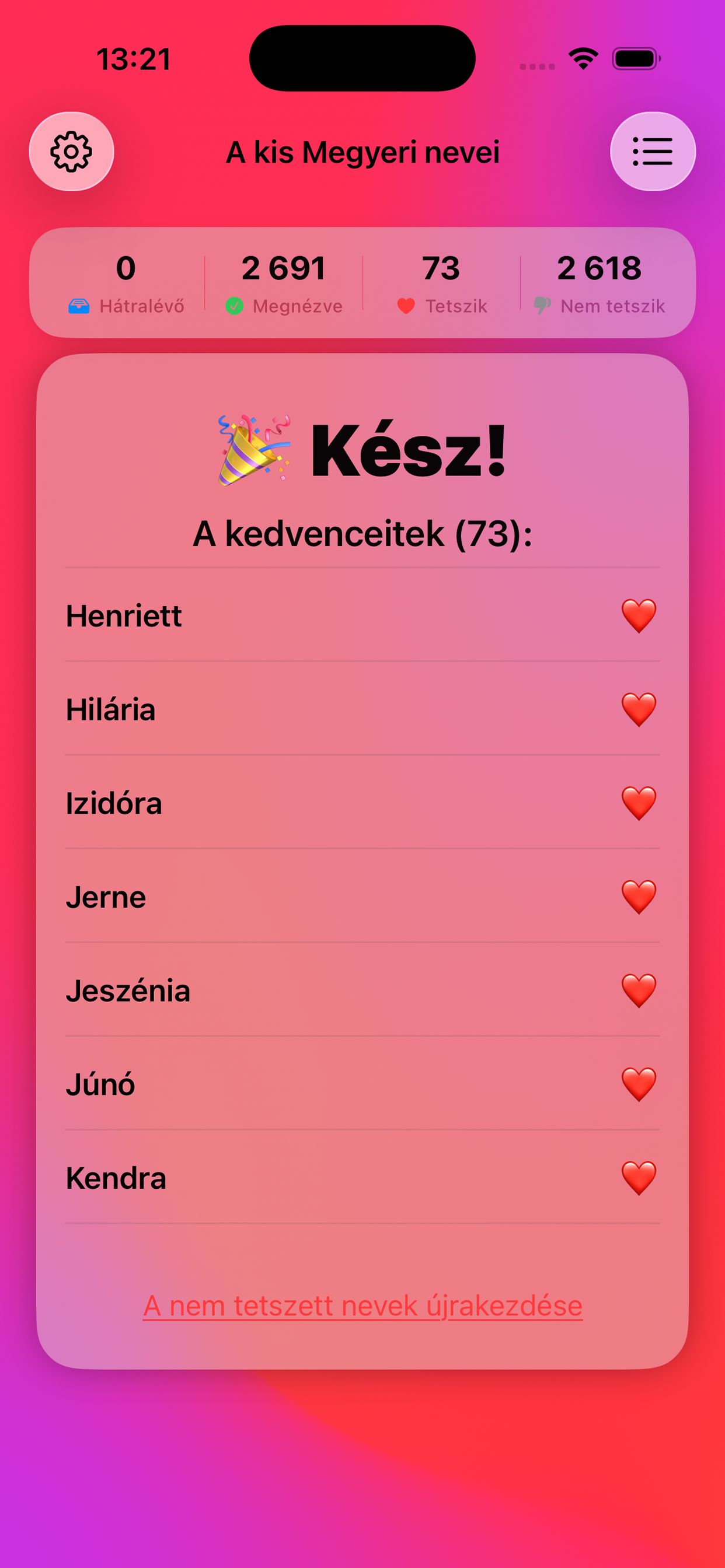 Babanevek - Magyar 2026 screenshot 3