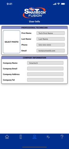 Uniweld Fusion iPhone screenshot