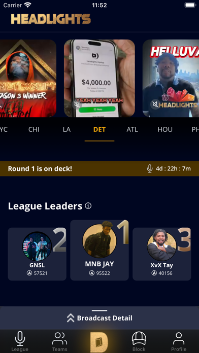 Headlights Music League Screenshot