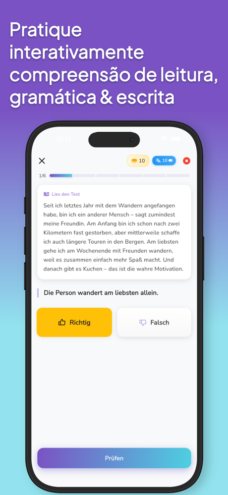 Lumini: B1 Deutsch Prüfung screenshot 6