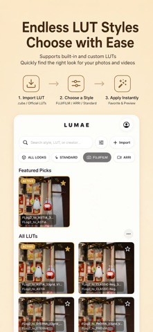 Lumae: LUT Color Grading Screenshot 3 of 5