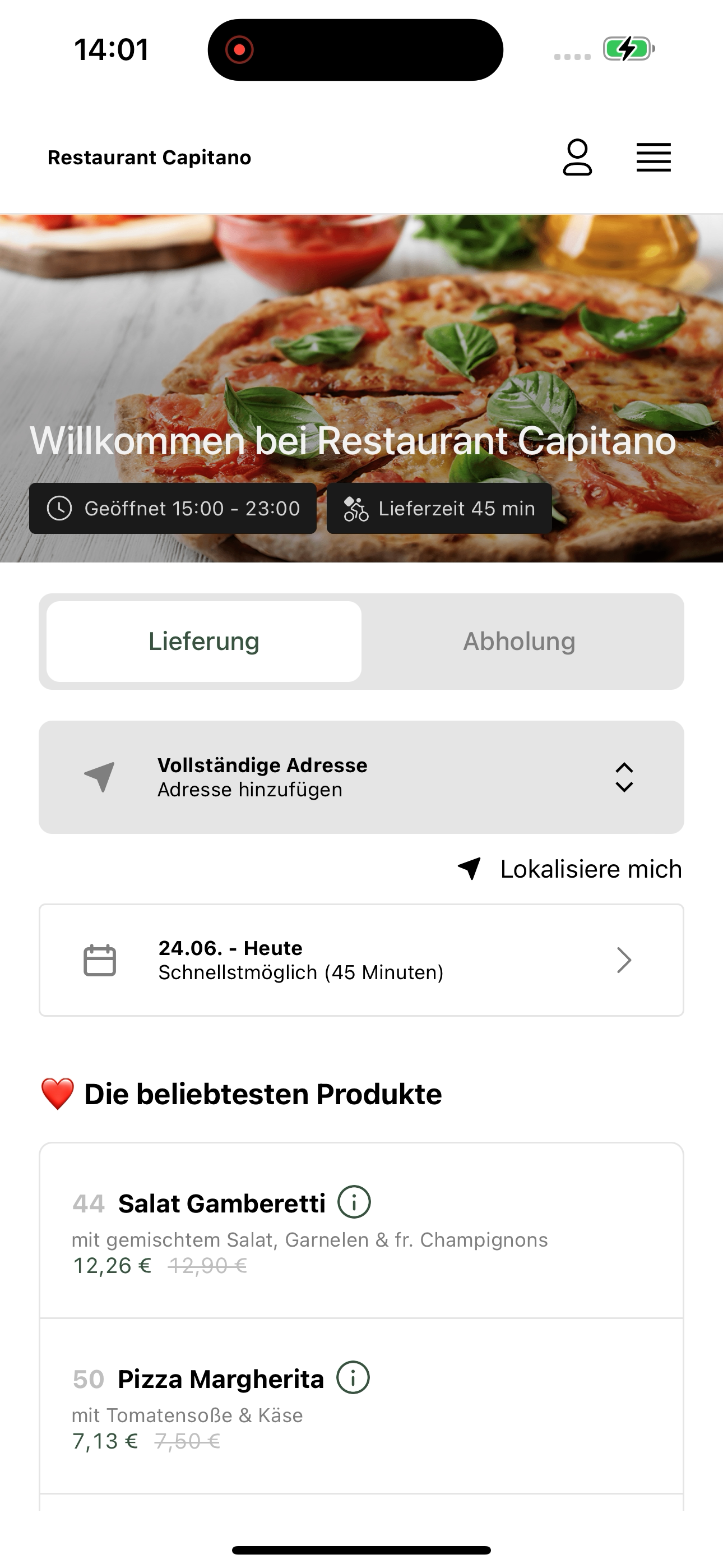 Restaurant Capitano screenshot 5