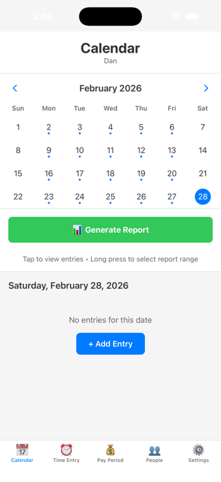 UpCheck: Hours & Pay Screenshot 1 of 10