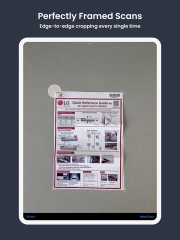 Document Scanner Offline Vault iPad screenshot