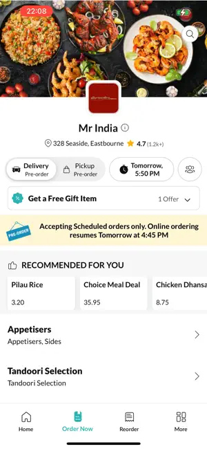 Mr India Eastbourne, screenshot 2
