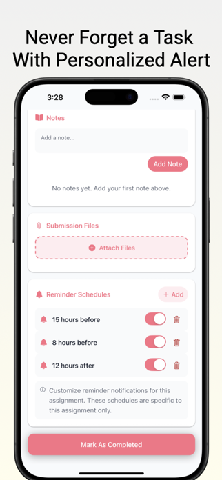 Quick Assignment Tracker Screenshot 3 of 5