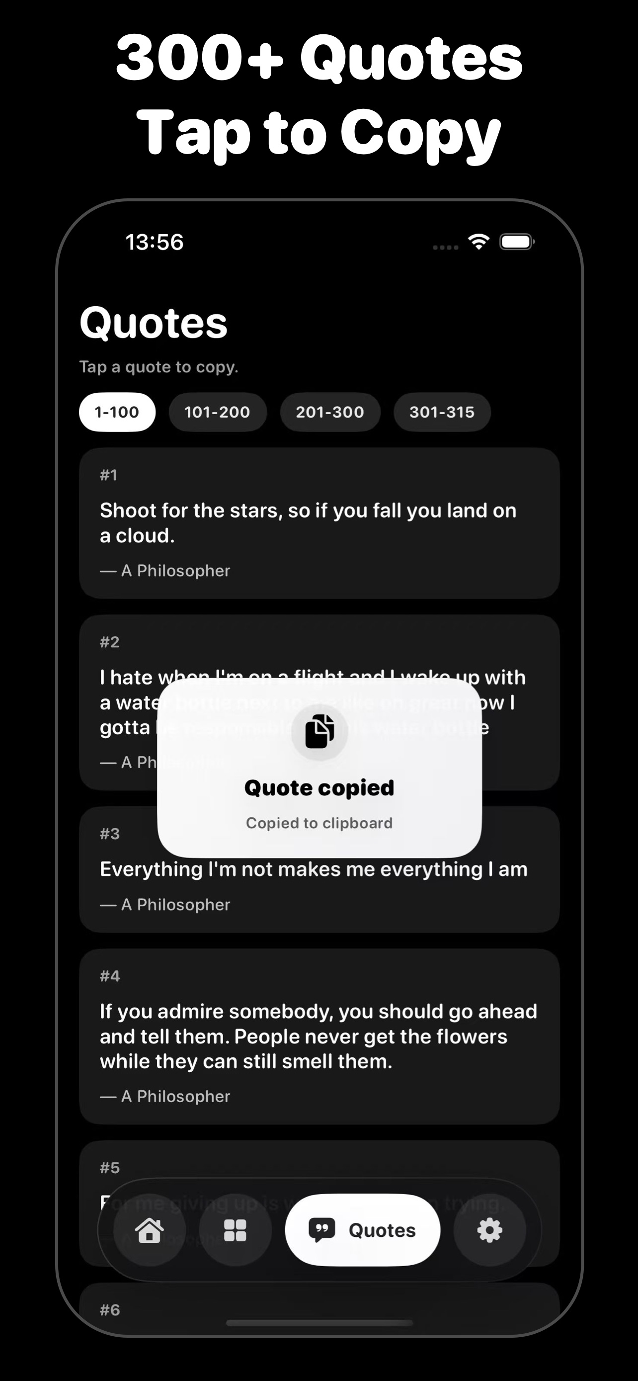 He Said - Quote Wallpaper