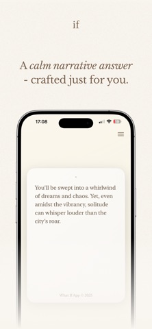 WhatIfApp screenshot