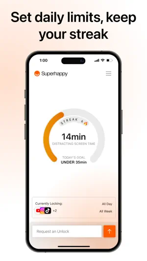 Superhappy Screen Time Blocker screenshot 4