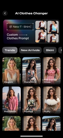 AI Cloth Changer - Virtual Try iPhone screenshot