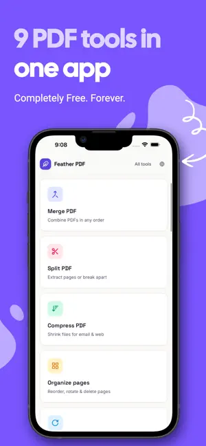 Feather PDF – Fast PDF Tools screenshot 2