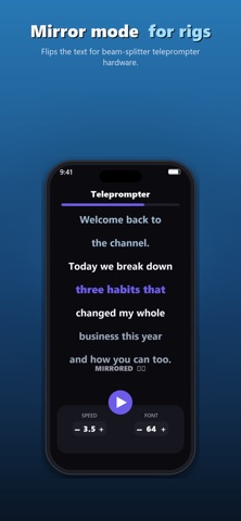 Prompterly screenshot