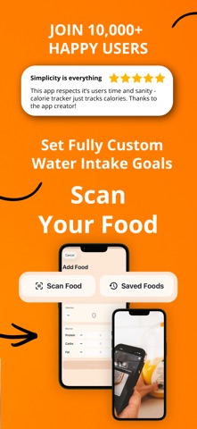 The Simplest Calorie Tracker iPhone screenshot