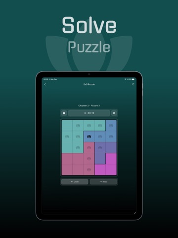 N-Queens Puzzle iPad screenshot
